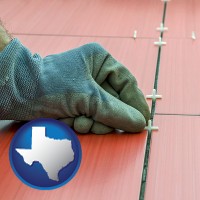 texas map icon and tile installation